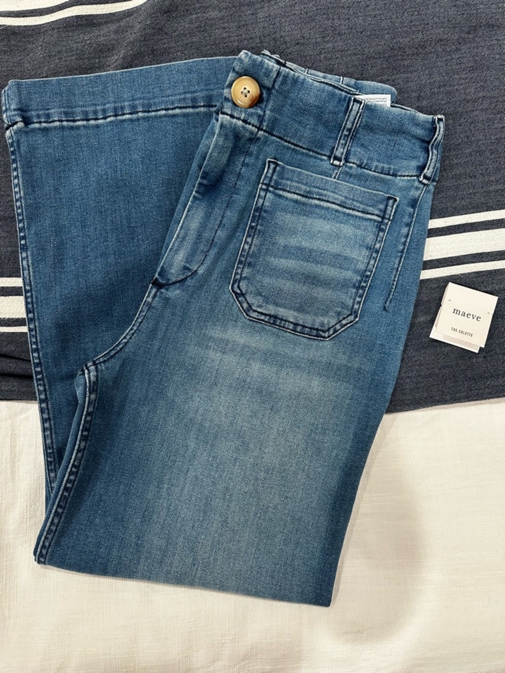 ANTHROPOLOGIE Maeve Light Blue Colette Denim Jeans
